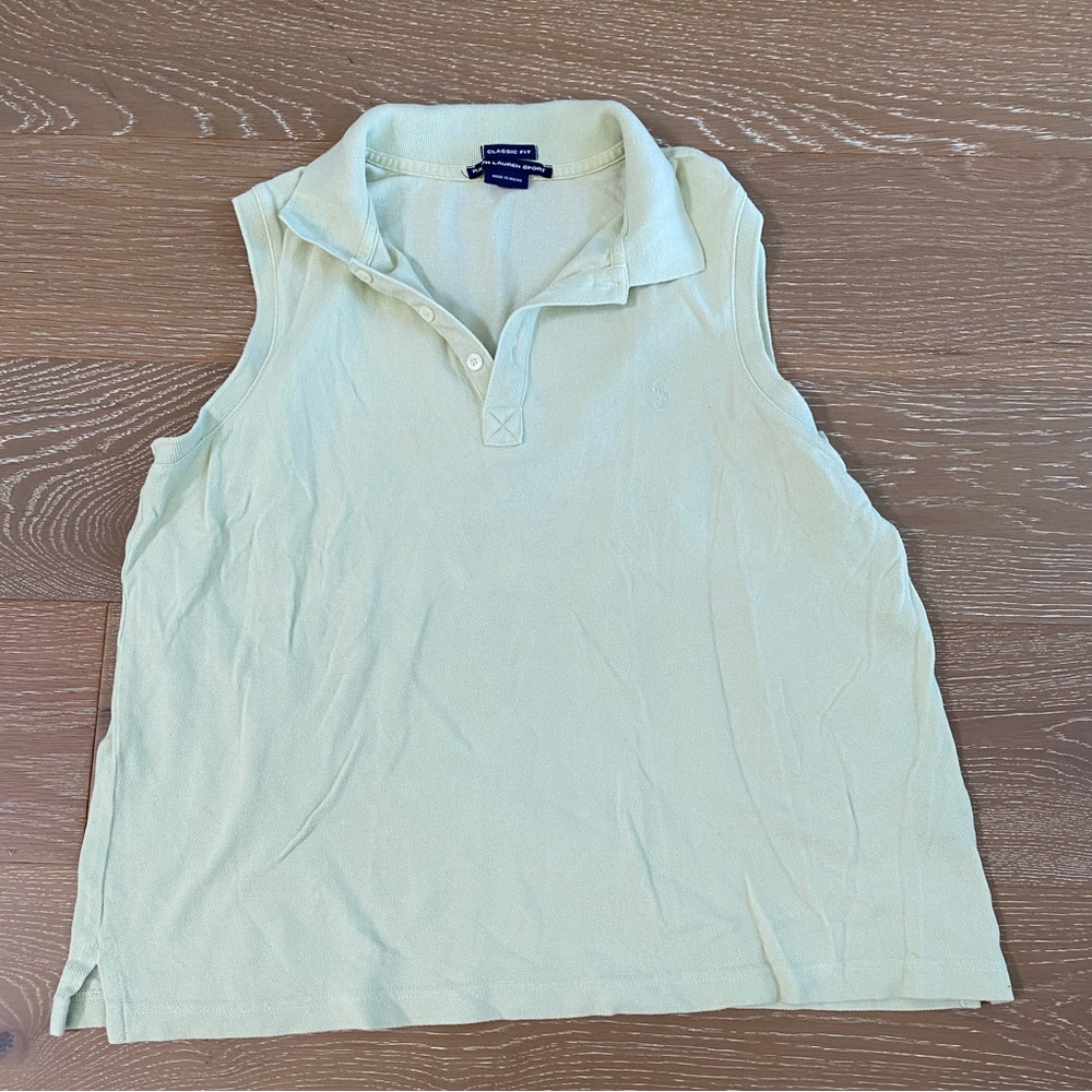 Ralph Lauren Polo Tank Light Green Size Large